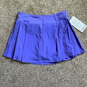 Lululemon side pleat skirt size 8 in Charged Indigo